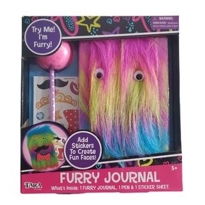 Tara Toys Rainbow Furry Journal Kit